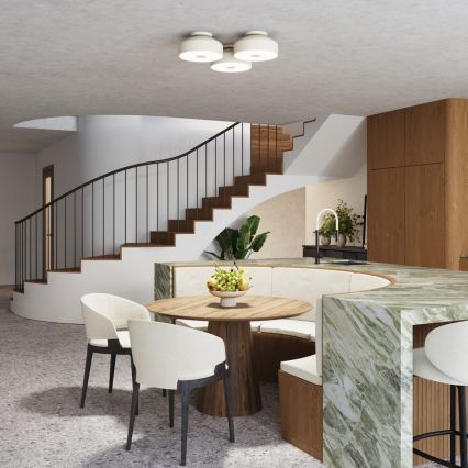 OMIQ Ceiling Light 4xE27/15W/230V dia. 30 cm Cream