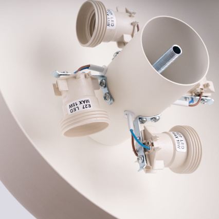 OMIQ Ceiling Light 4xE27/15W/230V dia. 30 cm Cream