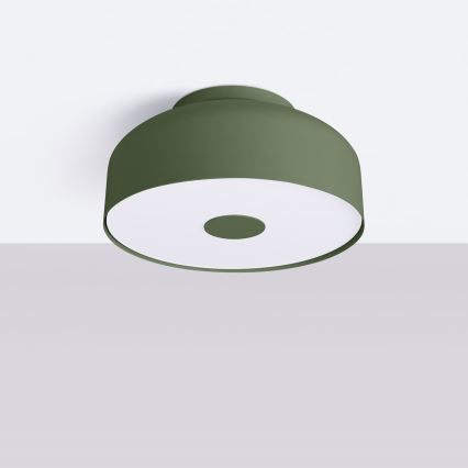 OMIQ Ceiling light 4xE27/15W/230V Ø 30 cm, green