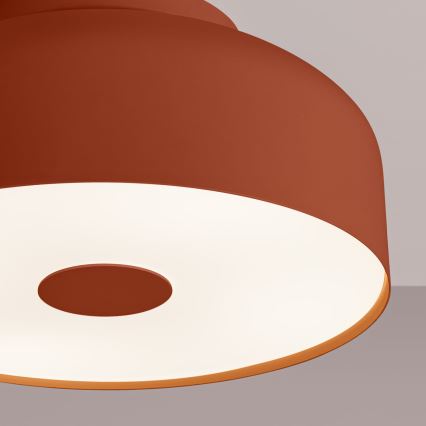 Ceiling light OMIQ 4xE27/15W/230V Ø 30 cm red