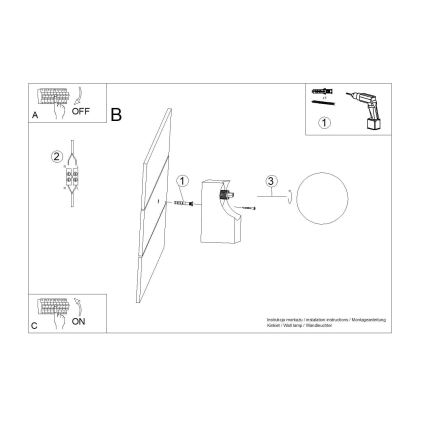 Wall light BULBO 1xG9/8W/230V beech/white