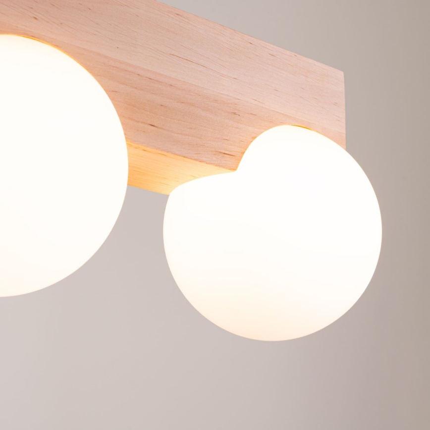 Ceiling light BULBO 2xG9/8W/230V beech/white