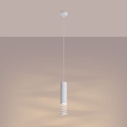 Chandelier on a string LAMI 1xGU10/10W/230V white