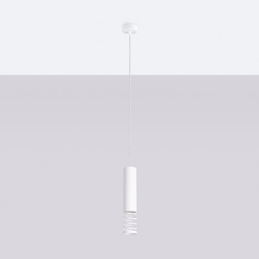 Chandelier on a string LAMI 1xGU10/10W/230V white