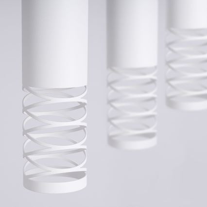 Chandelier on a string LAMI 3xGU10/10W/230V white