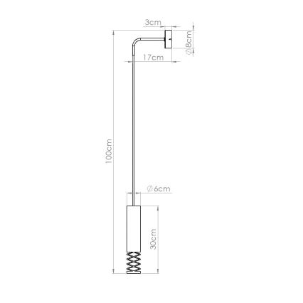 Wall lamp LAMI 1xGU10/10W/230V white