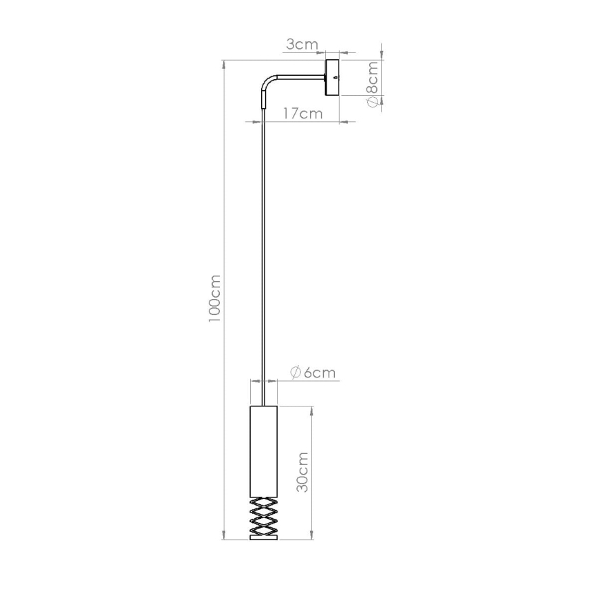Wall lamp LAMI 1xGU10/10W/230V white