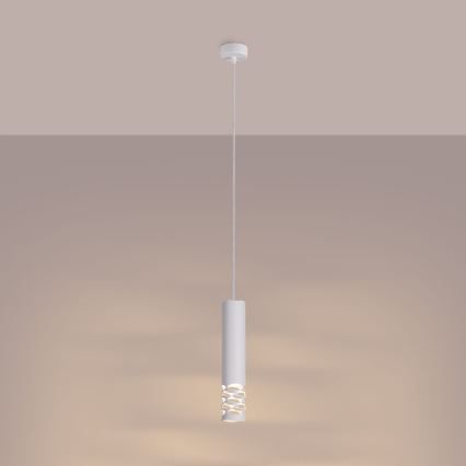 Chandelier on a string LIRO 1xGU10/10W/230V white