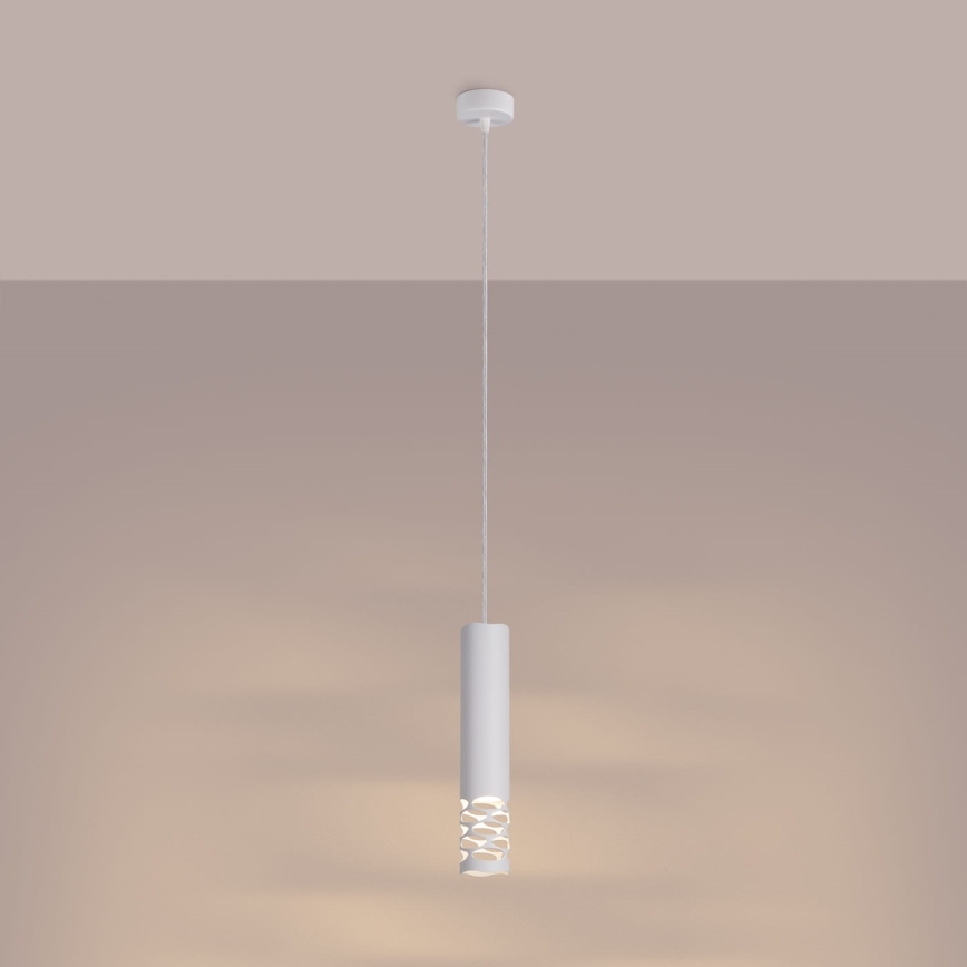 Chandelier on a string LIRO 1xGU10/10W/230V white