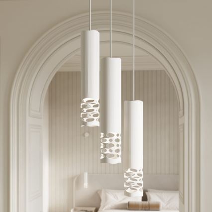 Chandelier on a string LIRO 1xGU10/10W/230V white