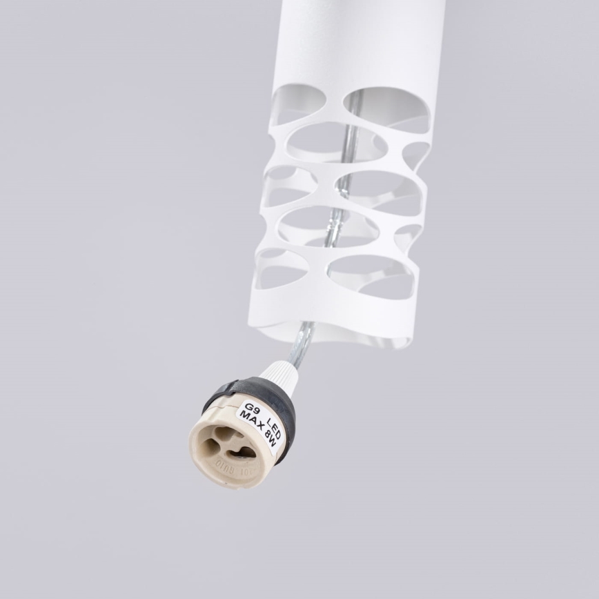 Chandelier on a string LIRO 1xGU10/10W/230V white