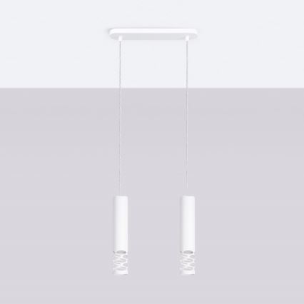 Chandelier on a string LIRO 2xGU10/10W/230V white