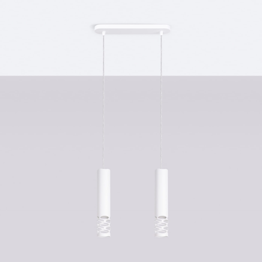 Chandelier on a string LIRO 2xGU10/10W/230V white