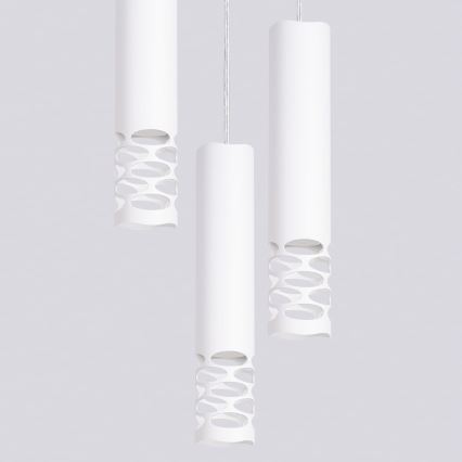 Chandelier on a string LIRO 3xGU10/10W/230V white