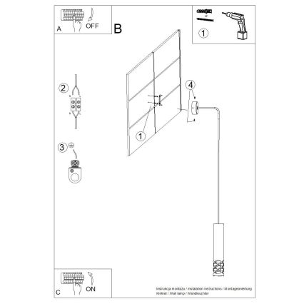 Wall lamp LIRO 1xGU10/10W/230V white