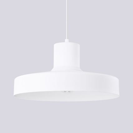 Chandelier on a string BILO 1xE27/15W/230V d. 35 cm white