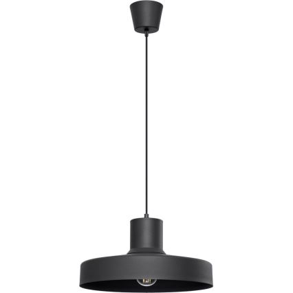 Chandelier on a string BILO 1xE27/15W/230V d. 35 cm black