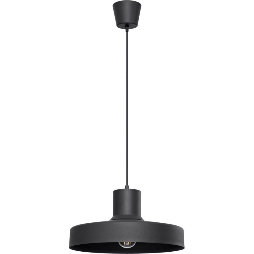 Chandelier on a string BILO 1xE27/15W/230V d. 35 cm black