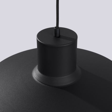 Chandelier on a string BILO 1xE27/15W/230V d. 35 cm black