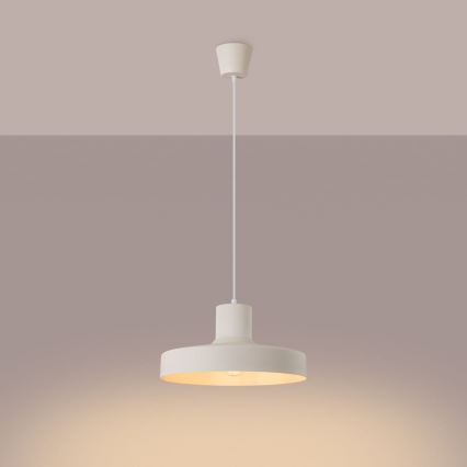 Chandelier on a string BILO 1xE27/15W/230V d. 35 cm creamy