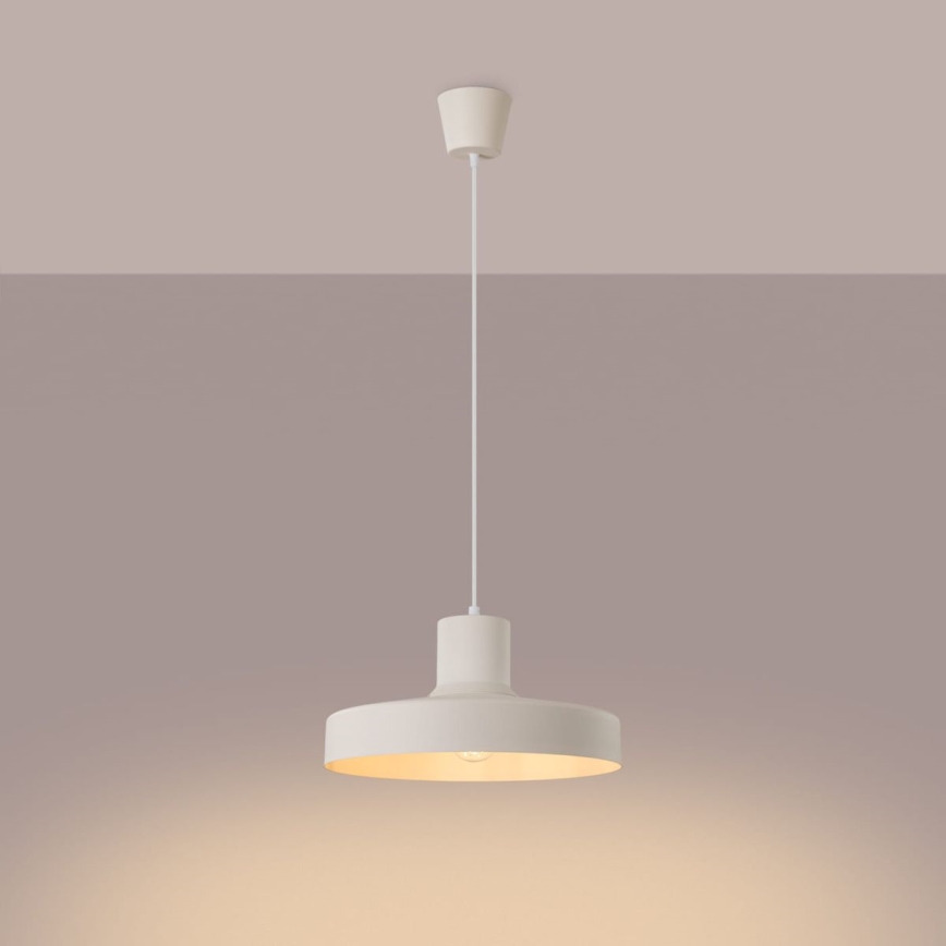 Chandelier on a string BILO 1xE27/15W/230V d. 35 cm creamy