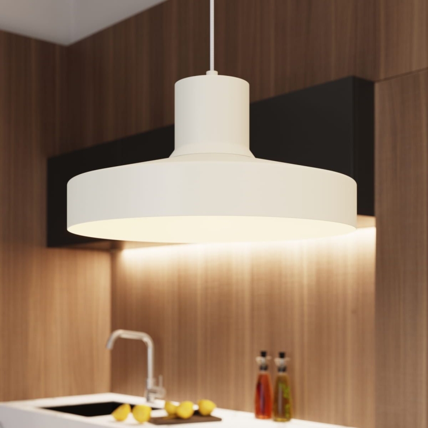 Chandelier on a string BILO 1xE27/15W/230V d. 35 cm creamy