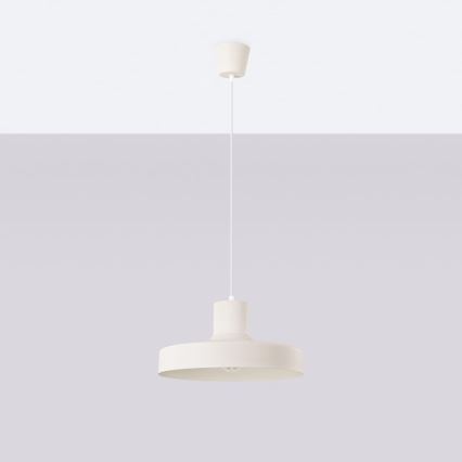 Chandelier on a string BILO 1xE27/15W/230V d. 35 cm creamy