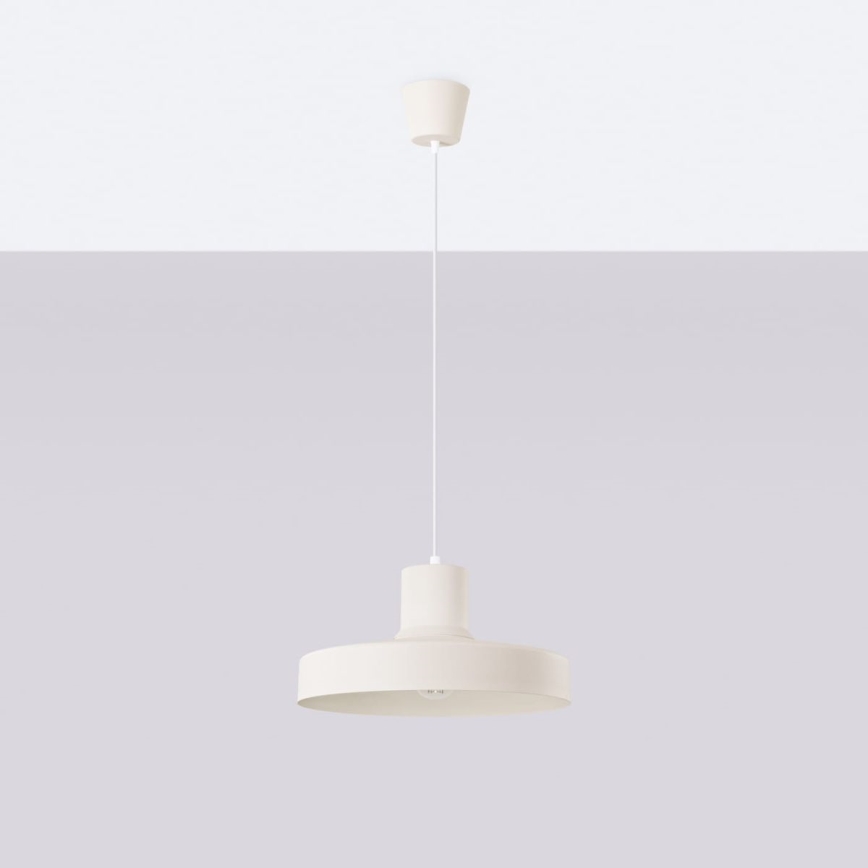 Chandelier on a string BILO 1xE27/15W/230V d. 35 cm creamy