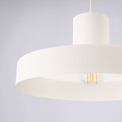 Chandelier on a string BILO 1xE27/15W/230V d. 35 cm creamy