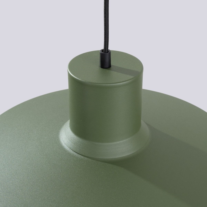 Chandelier on a string BILO 1xE27/15W/230V d. 35 cm green
