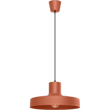 Chandelier on a string BILO 1xE27/15W/230V d. 35 cm orange