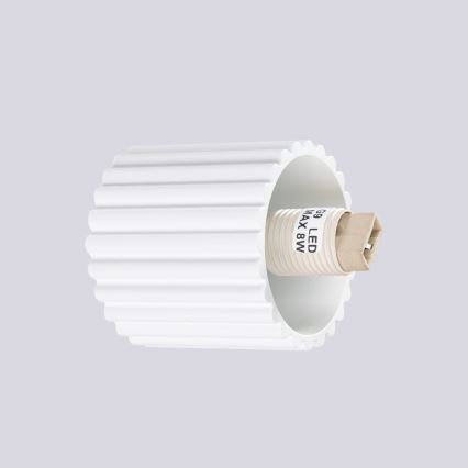Bathroom wall light HALO 1xG9/8W/230V d. 12 cm IP44 white