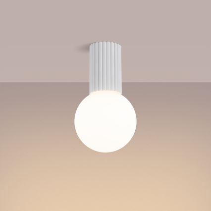 Bathroom ceiling light HALO 1xG9/8W/230V d. 12 cm IP44 white