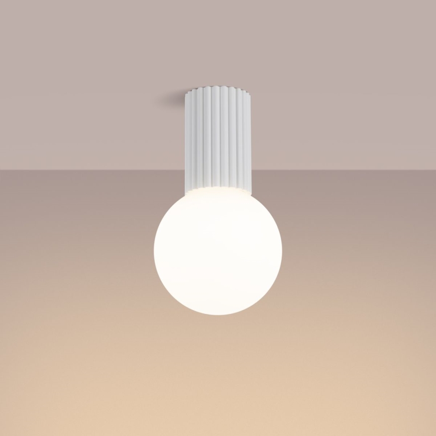 Bathroom ceiling light HALO 1xG9/8W/230V d. 12 cm IP44 white