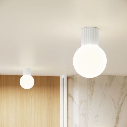 Bathroom ceiling light HALO 1xG9/8W/230V d. 12 cm IP44 white