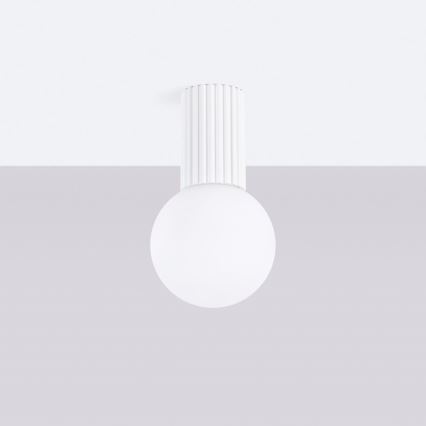 Bathroom ceiling light HALO 1xG9/8W/230V d. 12 cm IP44 white