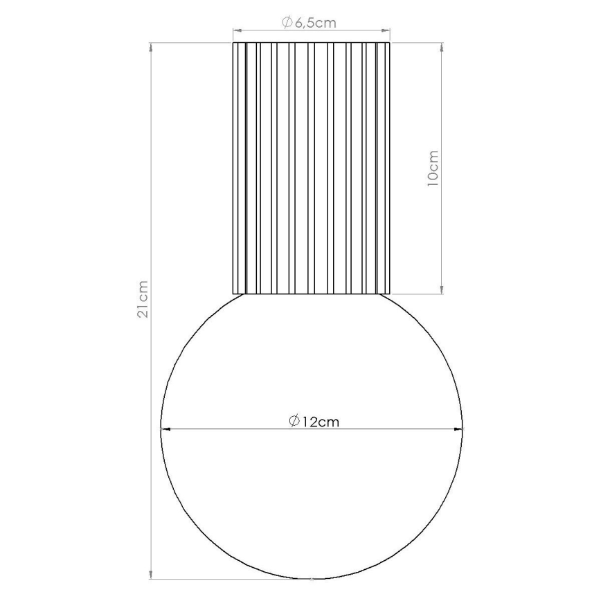 Bathroom ceiling light HALO 1xG9/8W/230V d. 12 cm IP44 white