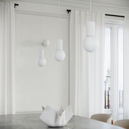 Chandelier on a string HALO 1xG9/8W/230V d. 12 cm white