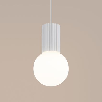 Chandelier on a string HALO 1xG9/8W/230V d. 12 cm white