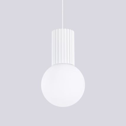 Chandelier on a string HALO 1xG9/8W/230V d. 12 cm white