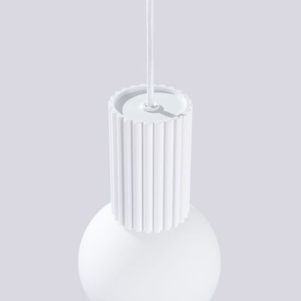 Chandelier on a string HALO 1xG9/8W/230V d. 12 cm white