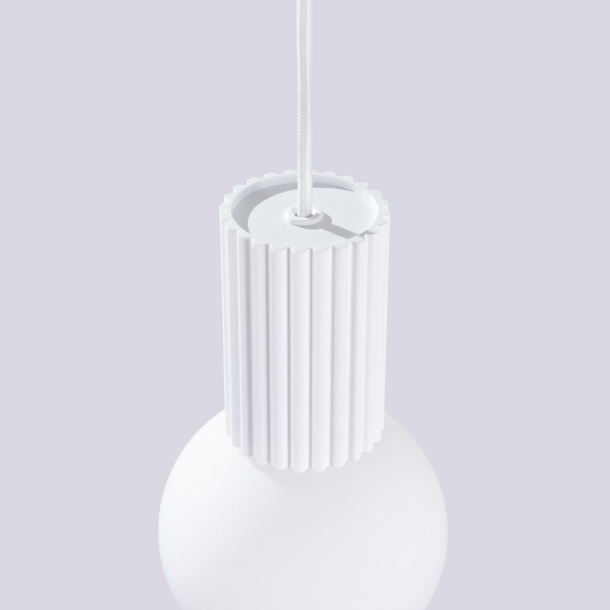 Chandelier on a string HALO 1xG9/8W/230V d. 12 cm white