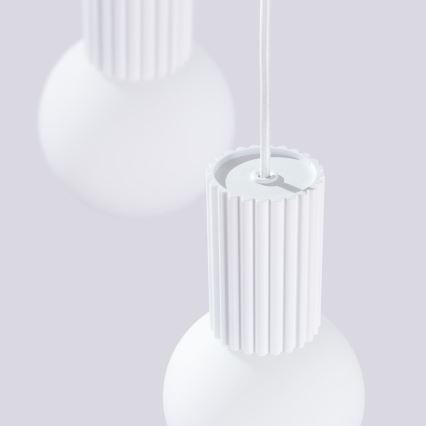 Chandelier on a string HALO 3xG9/8W/230V d. 25 cm white