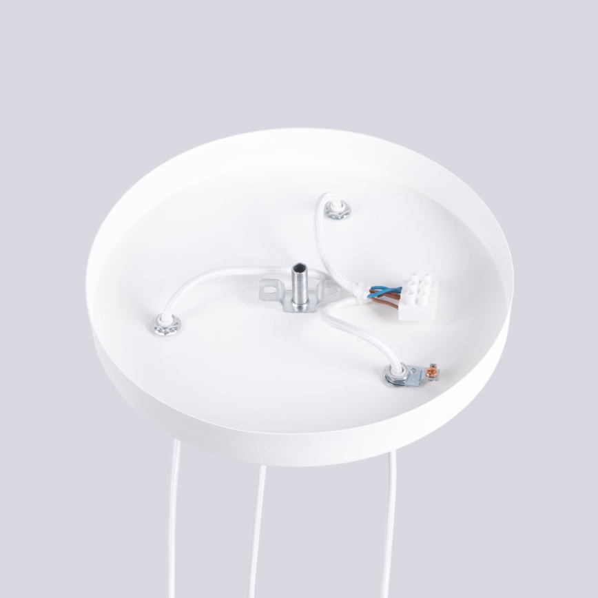 Chandelier on a string HALO 3xG9/8W/230V d. 25 cm white