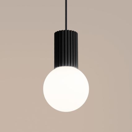 Chandelier on a string HALO 1xG9/8W/230V d. 12 cm black