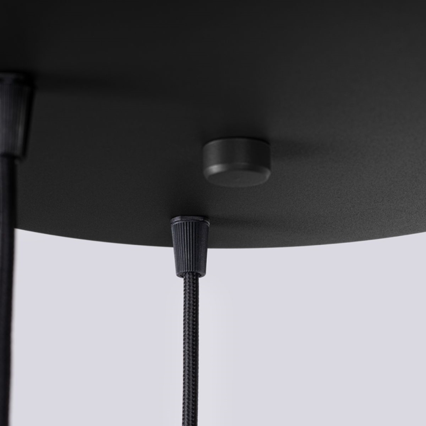 Chandelier on a string HALO 3xG9/8W/230V d. 25 cm black