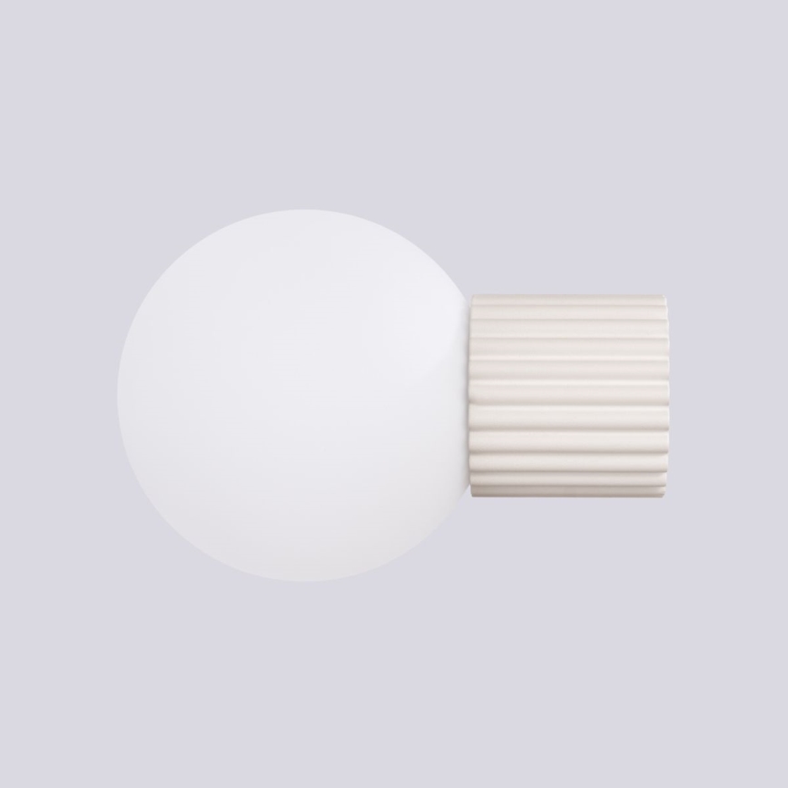 Bathroom wall light HALO 1xG9/8W/230V d. 12 cm IP44 creamy