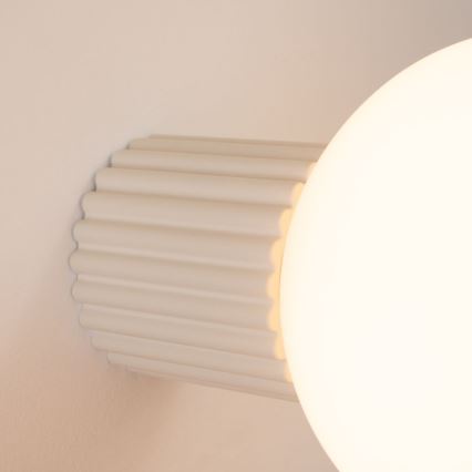 Bathroom wall light HALO 1xG9/8W/230V d. 12 cm IP44 creamy
