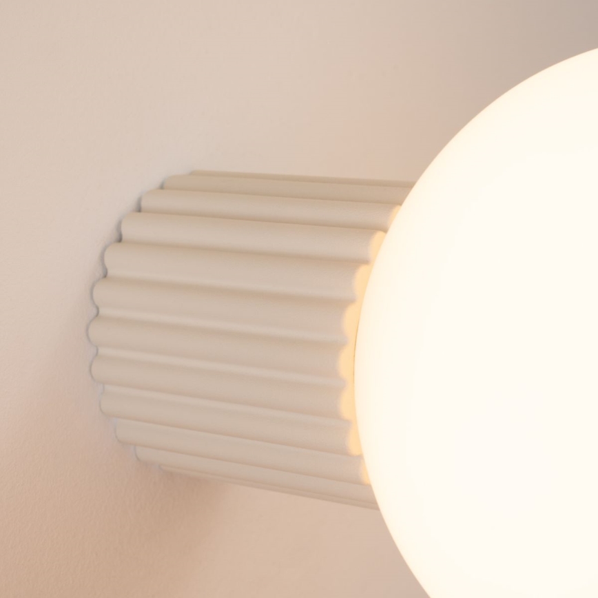 Bathroom wall light HALO 1xG9/8W/230V d. 12 cm IP44 creamy
