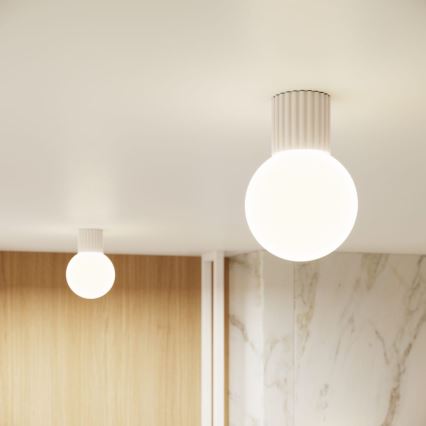 Bathroom ceiling light HALO 1xG9/8W/230V d. 12 cm IP44 creamy